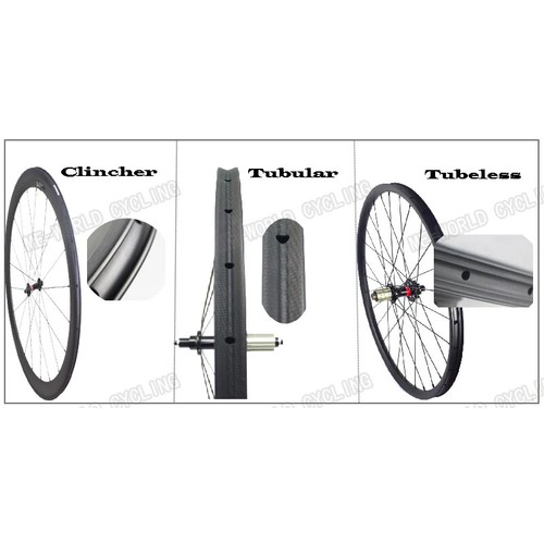 700c Carbon Road Bike Disc Wheelset Depth 38mm 45mm 50mm Width 25mm Tubeless - Afbeelding 16 van 19