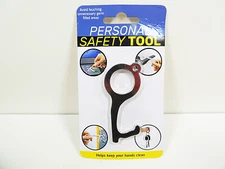 Door Opener Tool No Touch Handheld Opening Device Key Chain Safety Ring 1 Piece