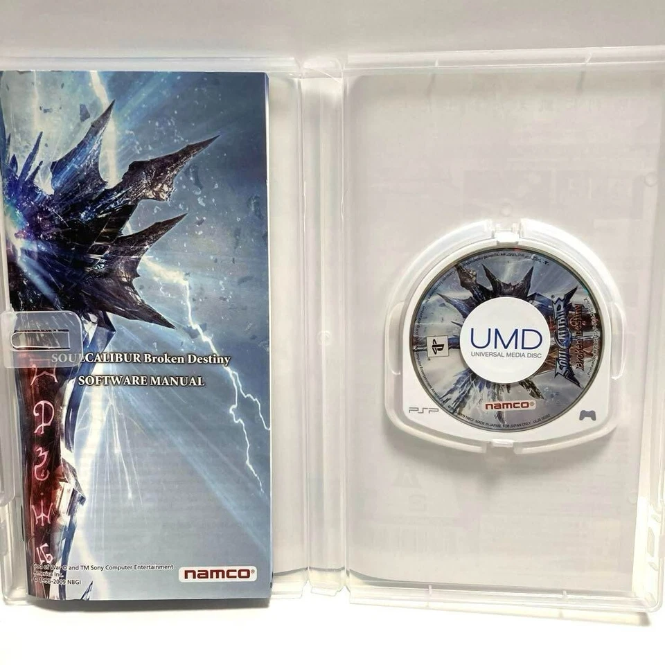 Soul Calibur Broken Destiny PSP PlayStation Portable Namco Japan Game - Image 3 of 3
