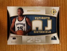 2007-08 Upper Deck Ultimate Collection Al Jefferson Materials Gold #ULT-AL