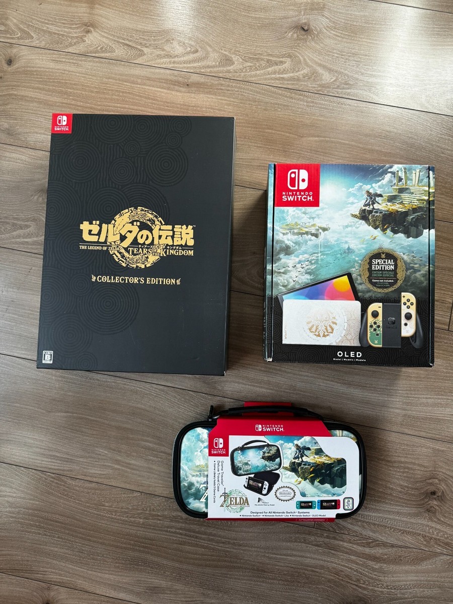 Zelda OLED Switch and Tears of the Kingdom Collectors Edition