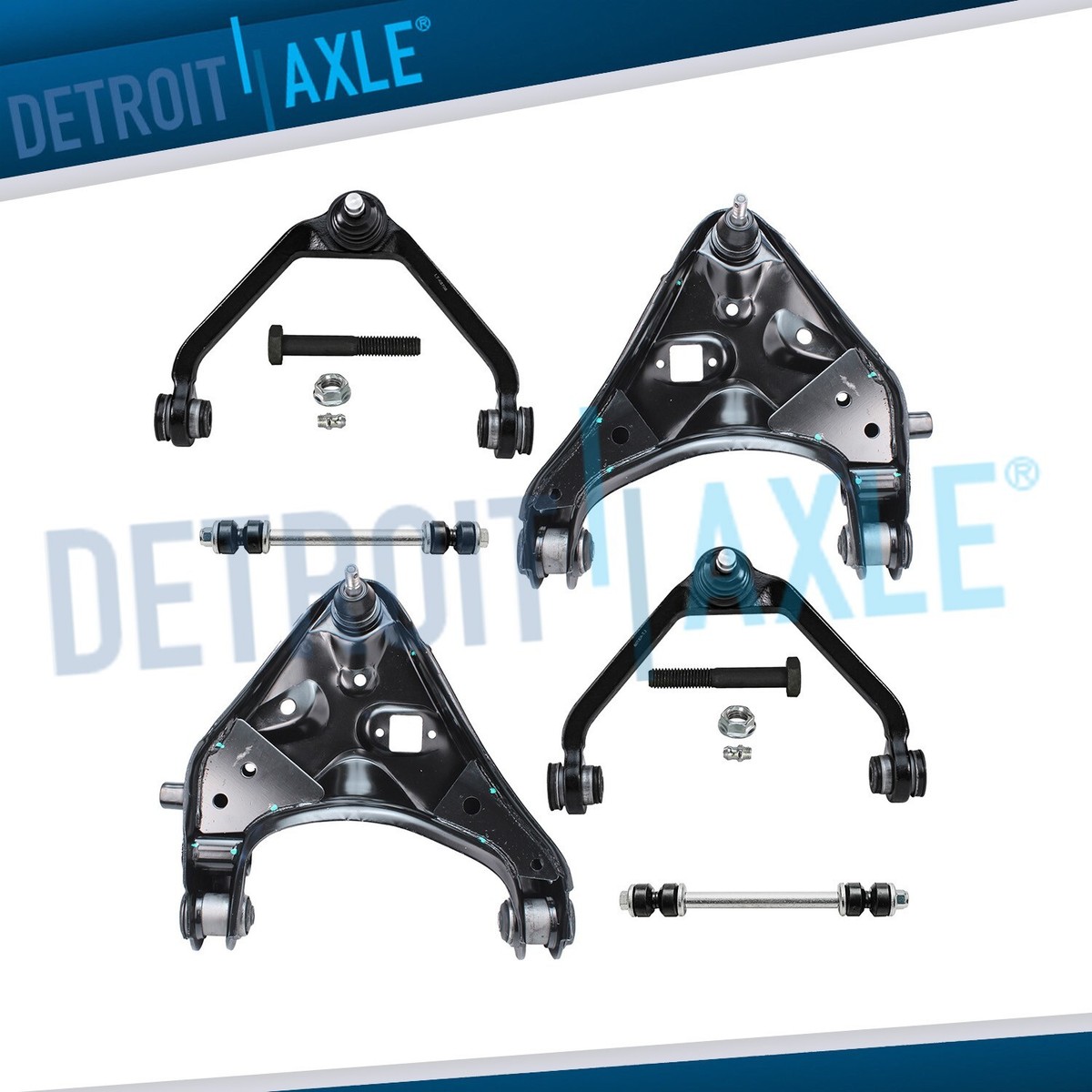 Front Upper Lower Control Arms Sway Bar for Ford Explorer