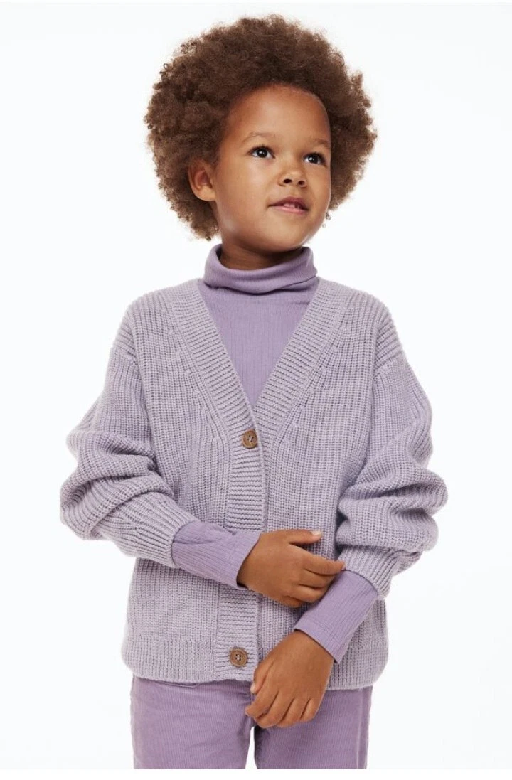 H&m top cotton cardigan