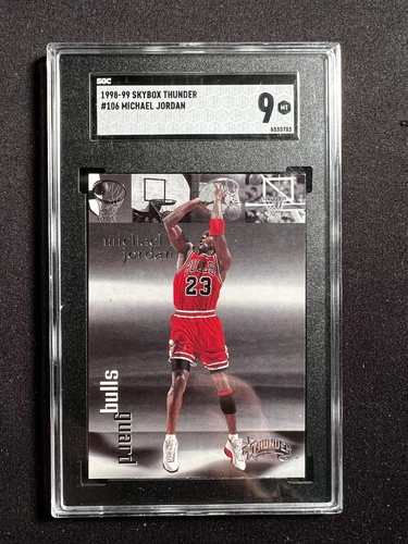 MICHAEL JORDAN 1998-99 SKYBOX THUNDER BASKETBALL CARD SGC 9