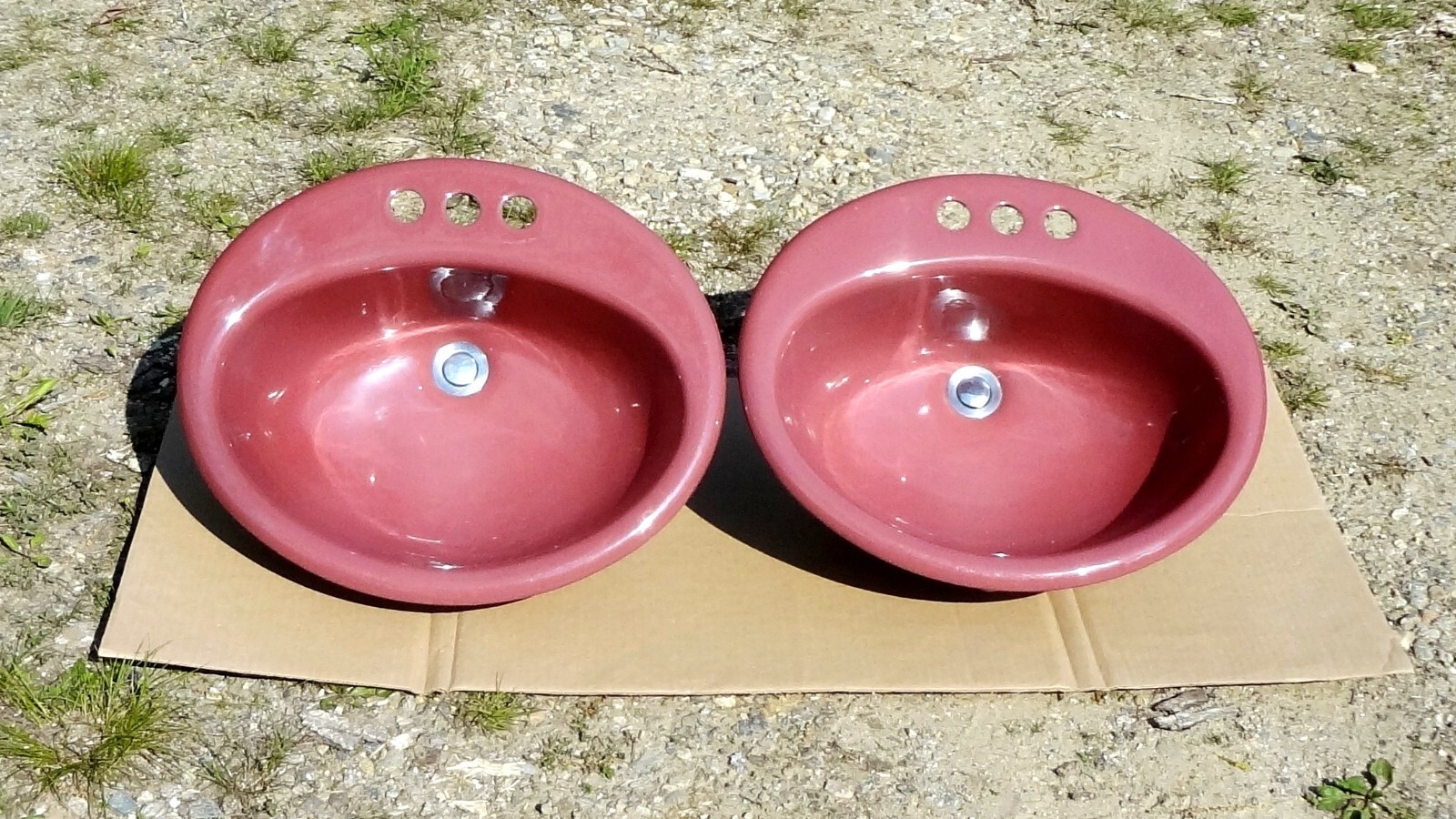 Kohler 2904 Oval Drop In Bathroom Sink CUSTOM COLOR Raspberry Puree