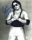BRET HART WWE WCW HITMAN SIGNED AUTOGRAPH 8X10 PHOTO #3 w/ PSA/DNA COA