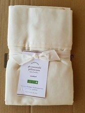 Pottery Barn Essentials Ivory Standard Pillowcase 3579