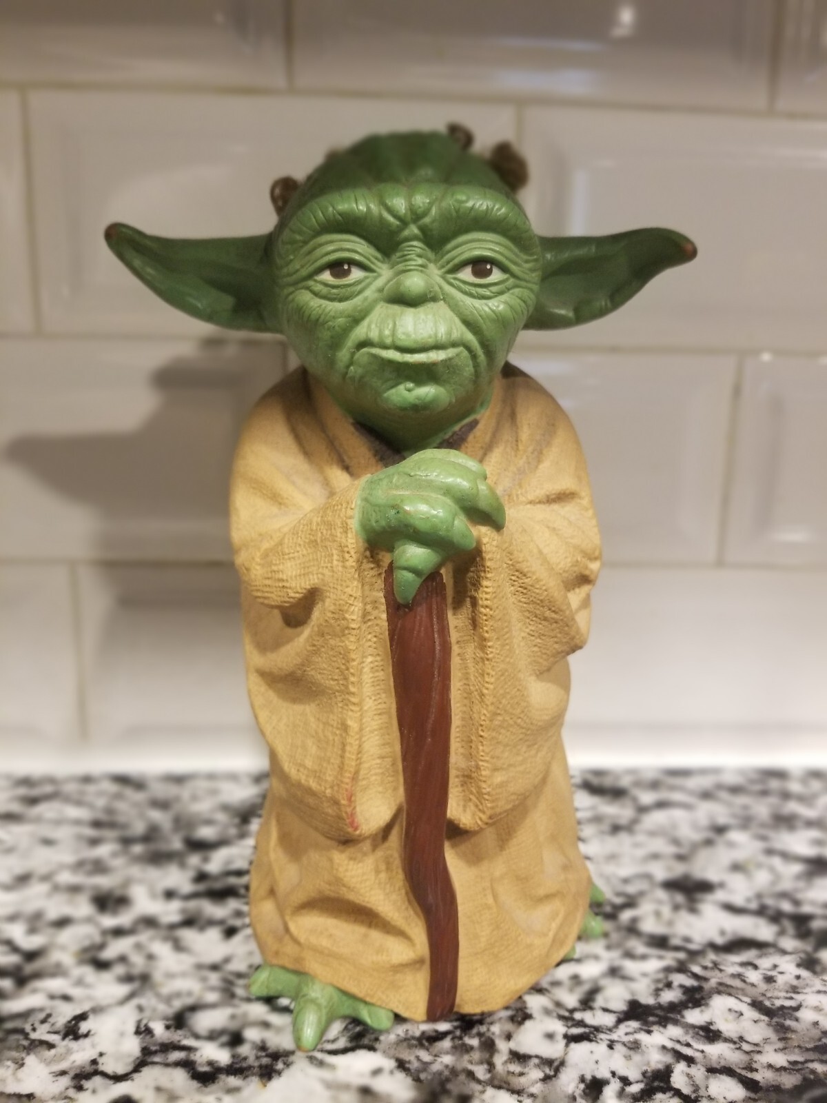 Vintage Star Wars 1981 Empire Strikes Back Rubber Yoda Hand Puppet
