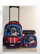 Schulranzen Mit Rollen,Rucksack Trolley Mit 2 Rollen 