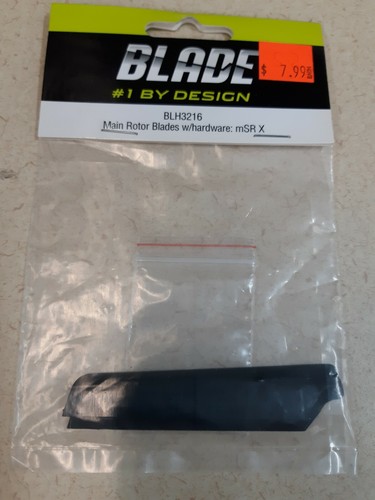 Pattini Di Atterraggio Fosforescenti Blade BLH3204GL Per Elicottero MSR X / MSRX - Nuovi