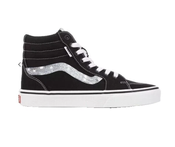 VANS Black Suede Athletic Shoes for Women
