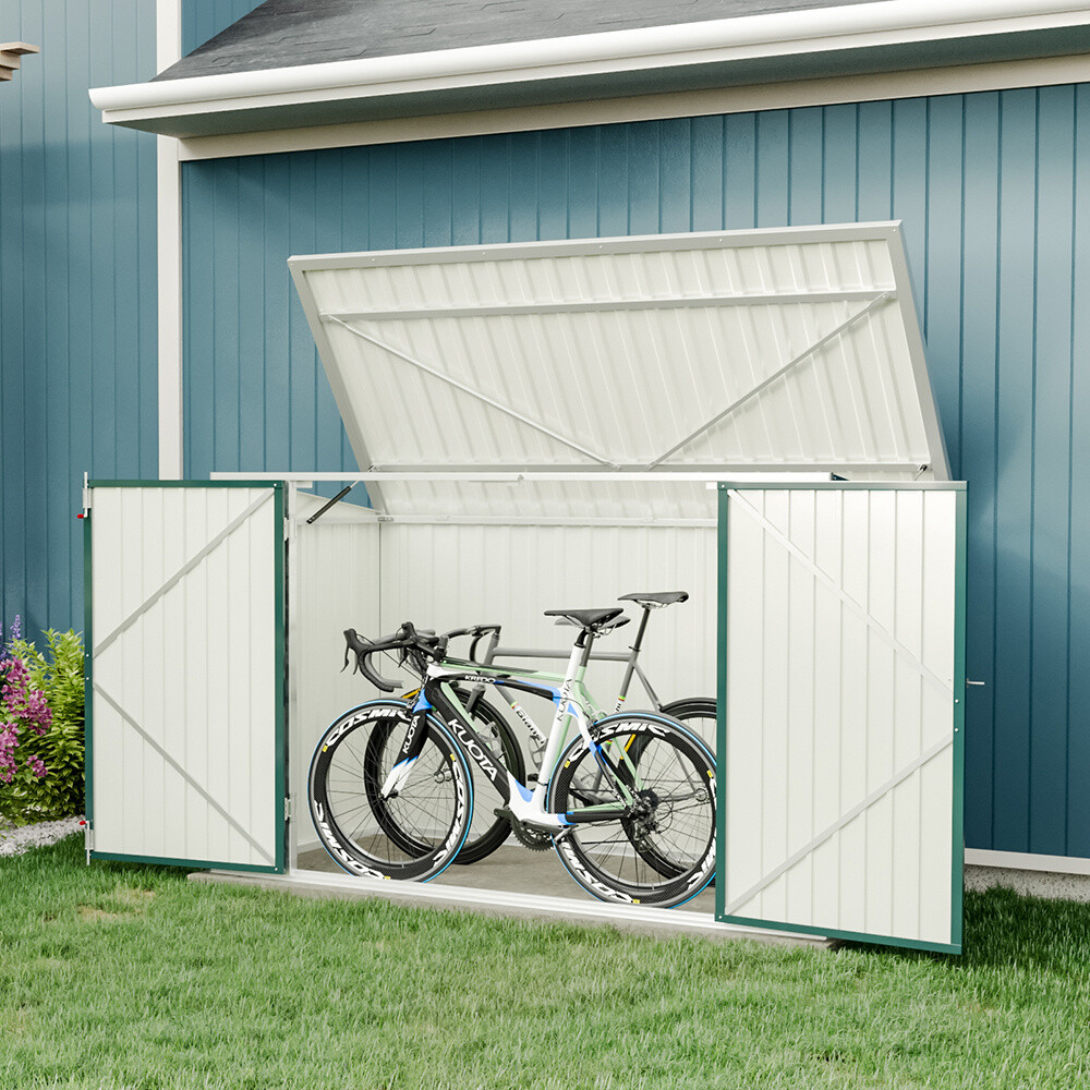 Bicycle Bike Tool Shelter Steel Shed Garbage Wheelie Bin Store