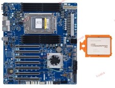 AMD Ryzen Threadripper PRO 5975WX CPU W/ Gigabyte MC62-G41 Motherboard Mainboard