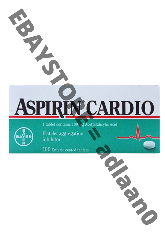 Bayer Aspirin Cardio 100mg 100's Platelet Aggregation Inhibitor eBay