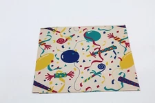 Vintage Colorful Happy Birthday Party Gift Wrapping Paper One Sheet  20" X 30”