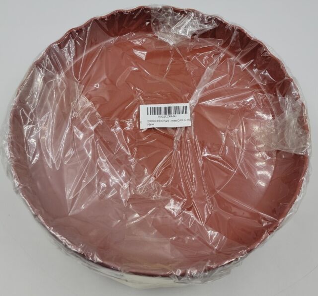 New 8 Pack of 10 inch Plant Saucer Heavy Duty Plastic Plant Saucer 10" Brown