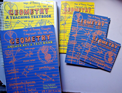 Teaching Textbooks:Geometry-Lecture, Practice &Tests Solutions Cd's,student book
