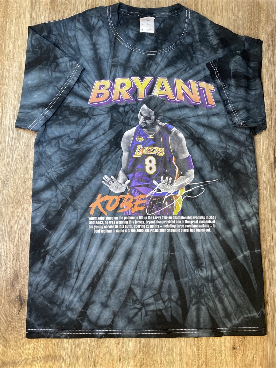 KOBE BRYANT Tie-Dye Graphic T-Shirt About Kobe's Lakers Jersey