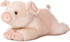 Aurora - Miyoni - 11" Pig Realistic Stuffed Animal