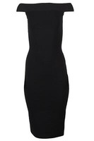 JONATHAN SIMKHAI RIBBED KNIT MIDI DRESS SMALL
