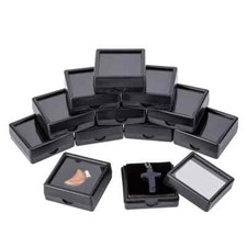 Buy 100 Pcs Get 20 Pcs Free 3 x 3 Cm Gem Display plastic box Storage for Gems