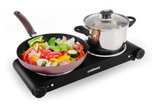 Cusimax Double Infrared Cooktop Hob Portable Tabletop Caravan, Camping - New