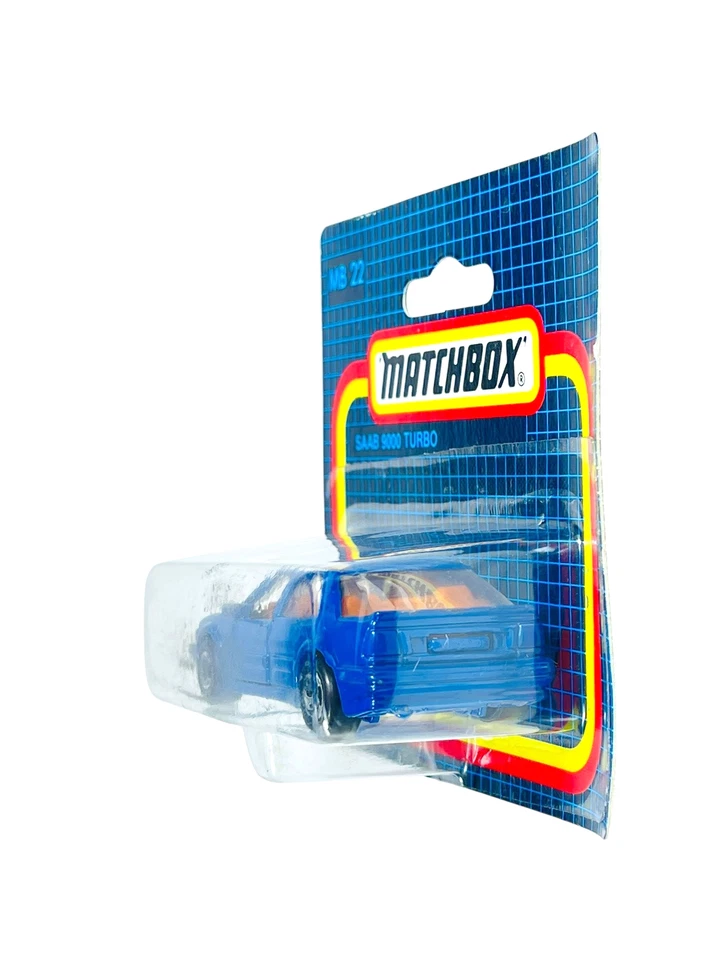 Matchbox Superfast German Christmas Rallye MB22 Blue Saab 9000 Turbo - Image 2 of 4