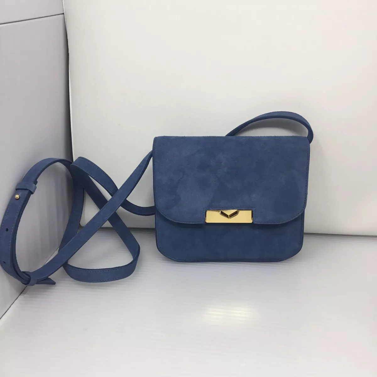 Victoria Beckham Eva Suede Crossbody MSRP 919 UC eBay