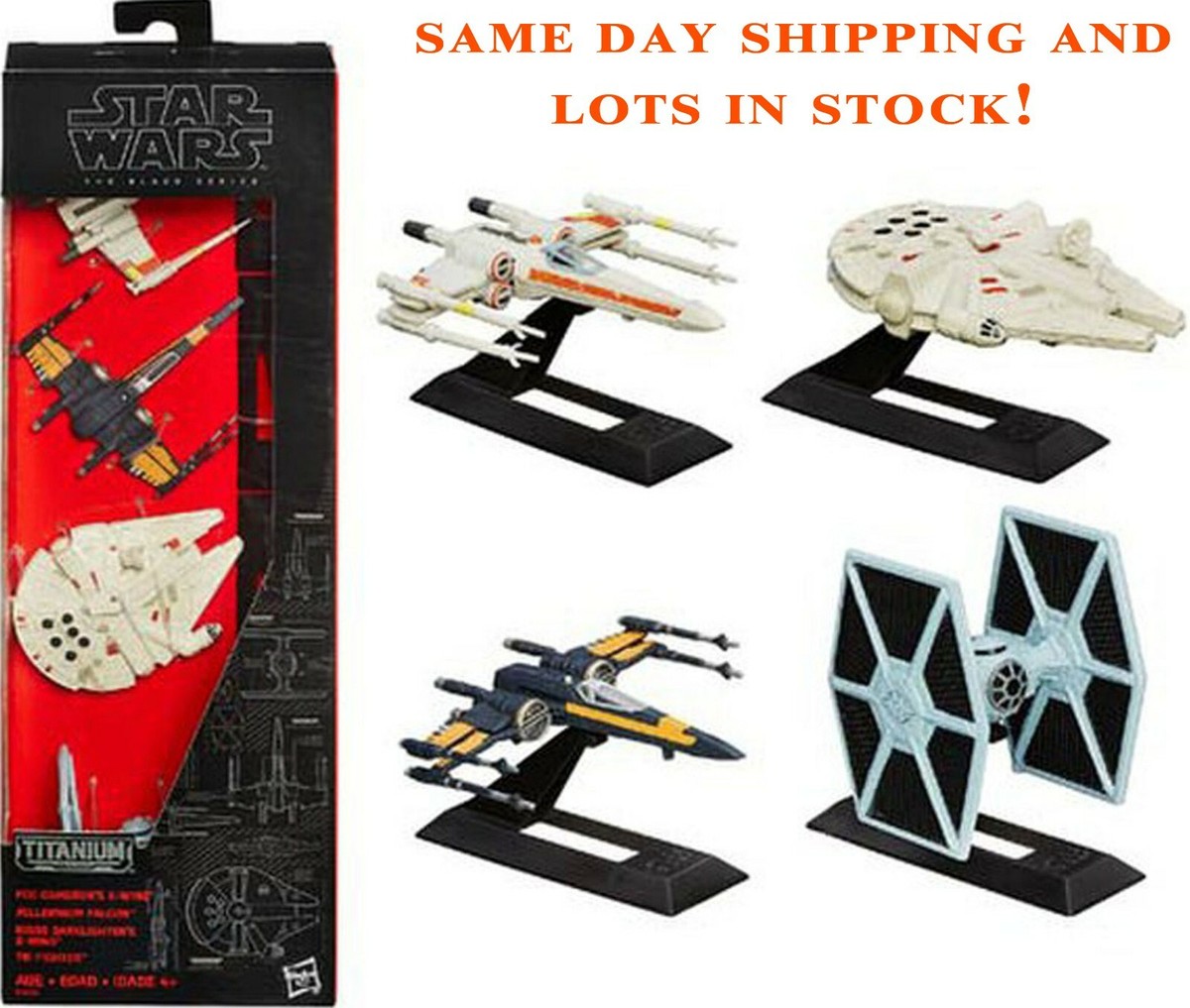 STAR WARS BLACK SERIES ダイキャストビークル　21体セット New Star Wars The Black Series Titanium Vehicles & Starships