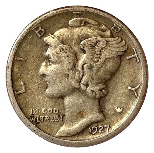 1927-S Mercury Silver Dime AU++/UNC E232 ZXHQ | eBay