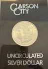 1882 CC GSA Uncirculated  Morgan Silver Dollar with COA and Box Coin#6