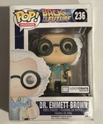 Funko POP! Movies DR, EMMETT BROWN. LOOTCRATE Exclusive (Damaged Box)