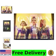 Netflix KPop Demon Hunters 2025 - Huntrix Golden Wall Poster, 34L" x 22.4W", ...