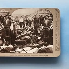 WW1 Military Stereoview C1916 RP Ypres Belgium Menin Rd German Allied Troups