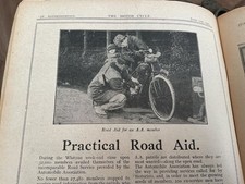 1923 AA SERVICES RALEIGH MOTORCYCLE  ADVERTISEMENTS.