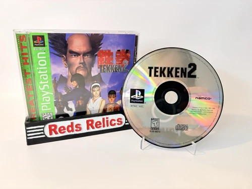 Tekken 2 (Sony, PlayStation 1, PS1, 1996) Greatest Hits CIB Top Quality Pristine