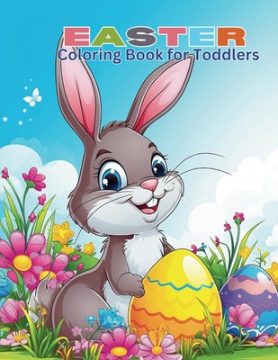 Simple and Easy Easter Coloring Book for Children Ages 2+, Easy and Large Design