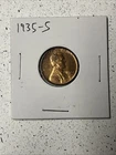 1935-S Lincoln Wheat Penny Cent - Gem BU Red