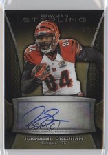 2013 Bowman Sterling Gold Refractor 22/25 Jermaine Gresham #BSA-JG Auto b9e