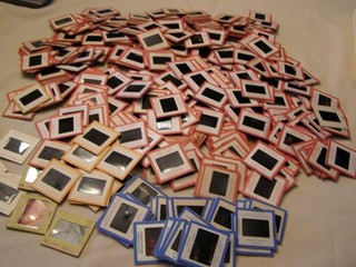 500 Photo Slides 1946 1957 New York City & New York State Kodak Red & Blue