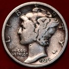 1926 Philadelphia Mint Silver Mercury Dime — photo 1