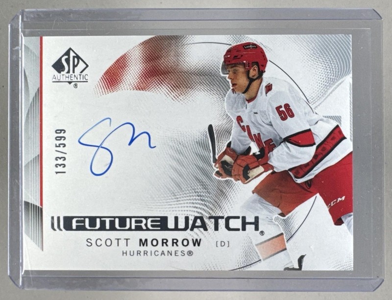 Scott Morrow 2024 Upper Deck SP Authentic #142 Horizontal Future Watch Auto /599