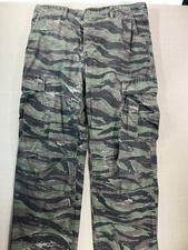 Auth. US Military Contract BDU Subdued Tiger Stripe Camo Pants - Sz 31-35/32.5