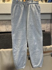 Gap Kids Teen Size 12 Heather Light Gray Fleece Joggers-Excellent Used Condition