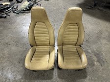 1980 Porsche 924 OEM Tan Front Seats PAIR Left & Right