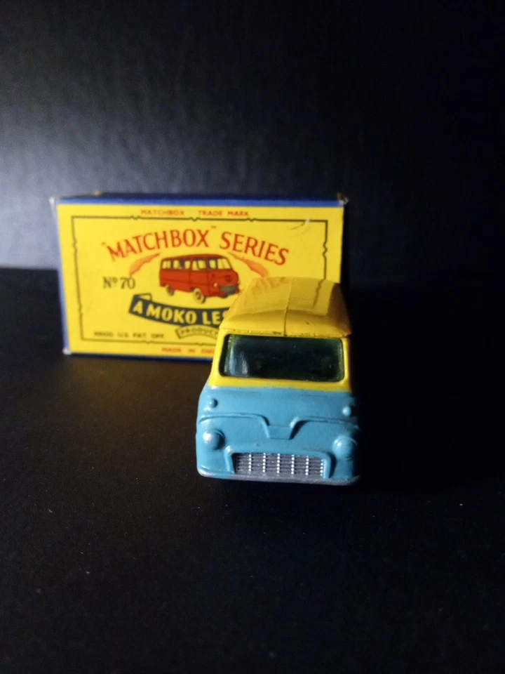 Caja de cerillas #70A Ford Thames Estate Car 1959 KT GPW casi nueva caja original nítida B5 Foto 3 de 4