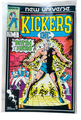 Kickers Inc 1 Marvel Nov 1986 Vol 1 No 1 1st Issue New Universe VF