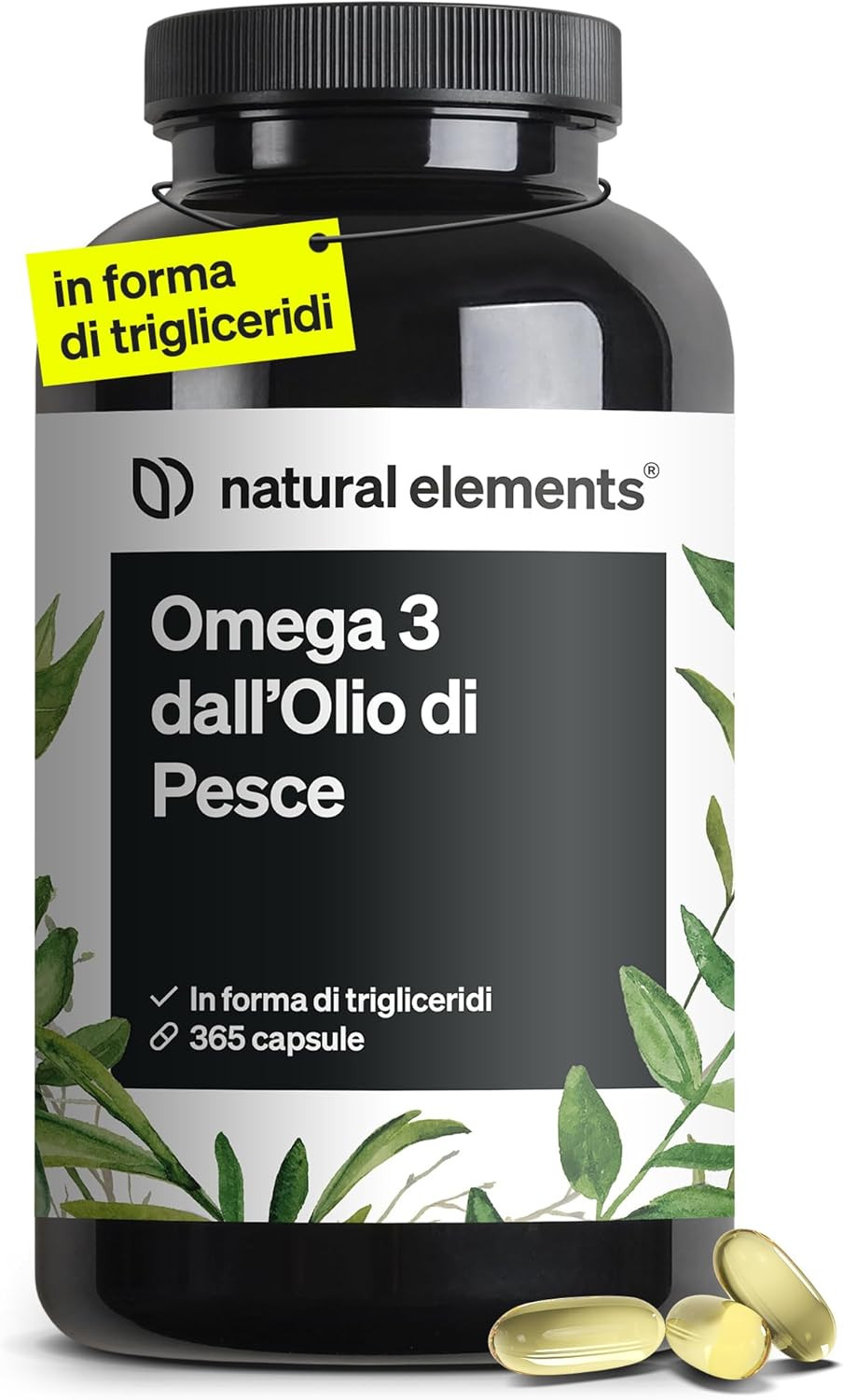 OFFERTA Omega 3 2000mg | 365 Capsule Olio di Pesce | Miglior Prezzo