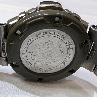 Casio G-SHOCK Mr-g Mrg-100 Digital Watch Resistant Japan Spherical