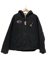 Carhartt Lined Sierra Jacket XL Cotton BLK J141 BLK